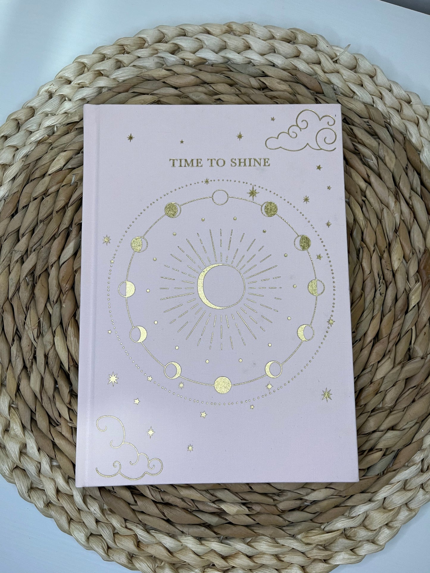 Time To Shine Fabric Notebook