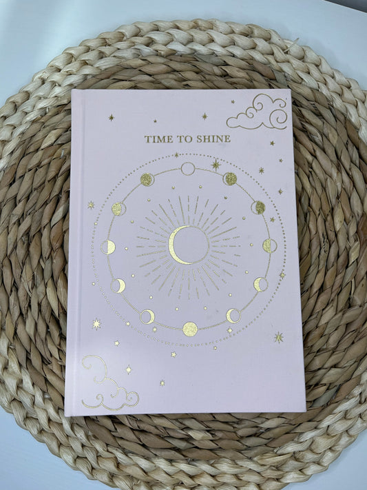 Time To Shine Fabric Notebook