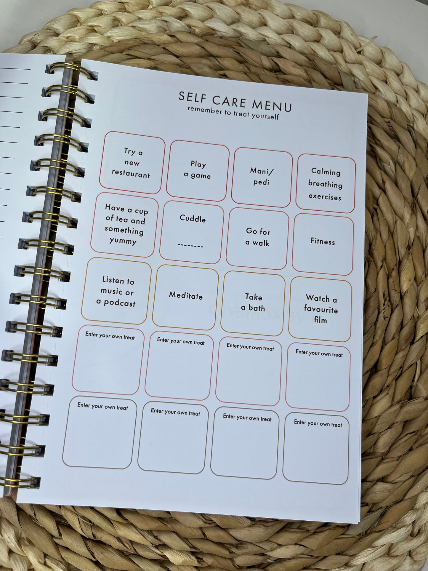 Yoga Positivity Planner