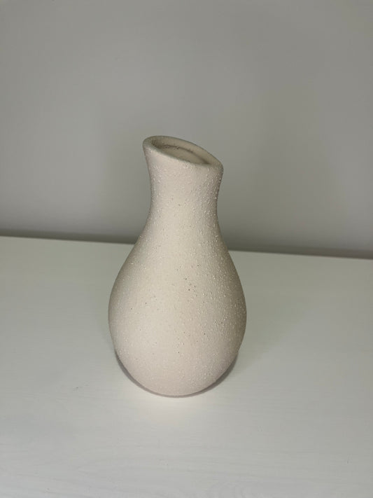 Small Neutral Ceramic Vase