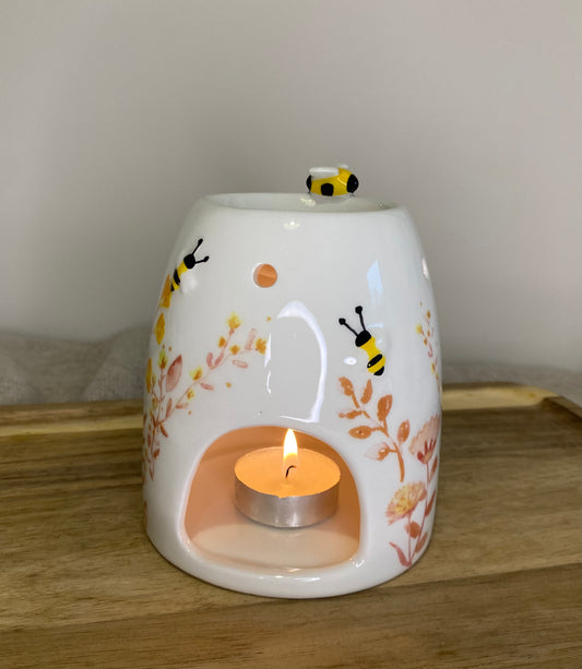 Floral Bee Wax Burner